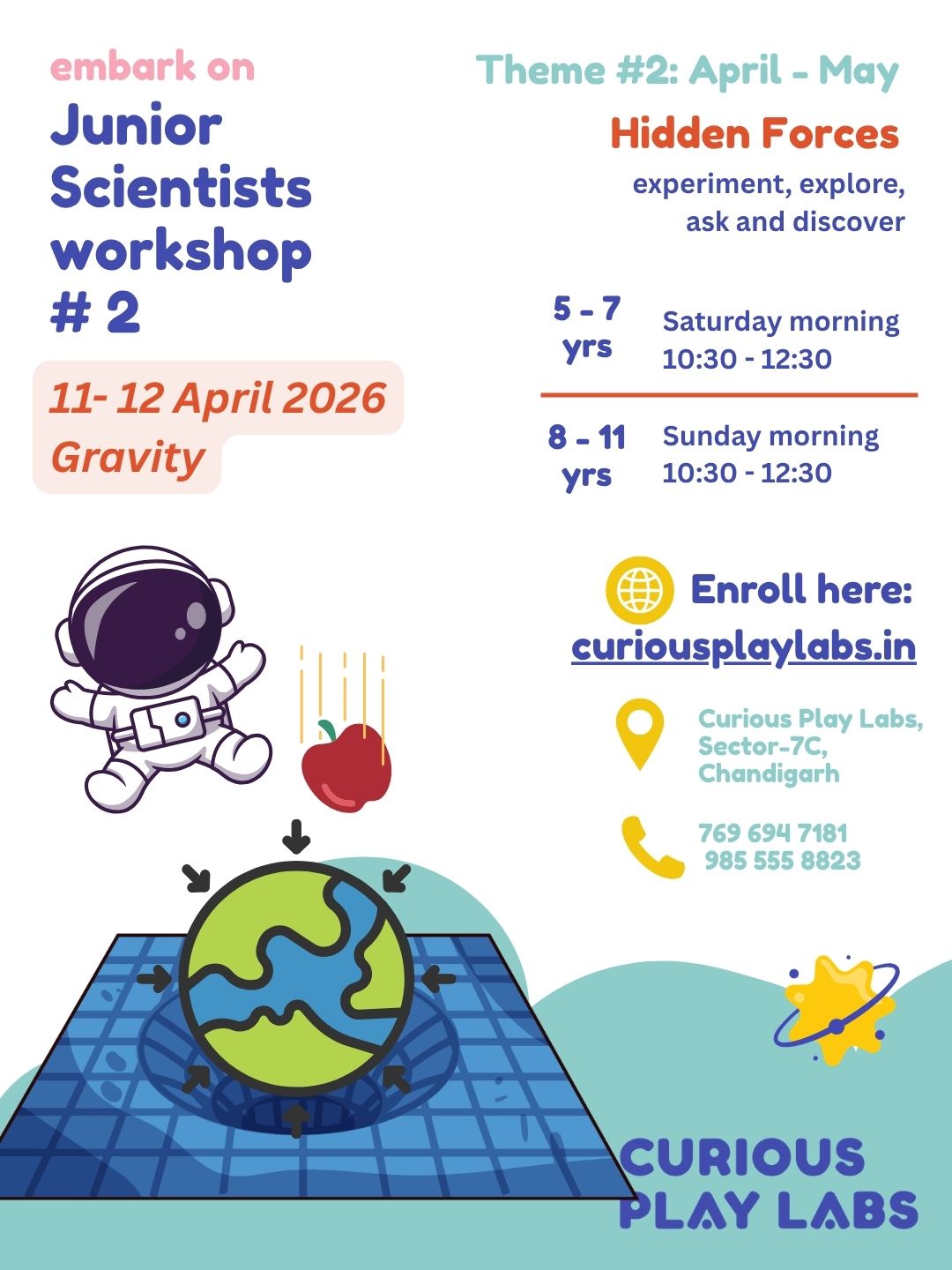 Jr. Scientists Workshop: Gravity