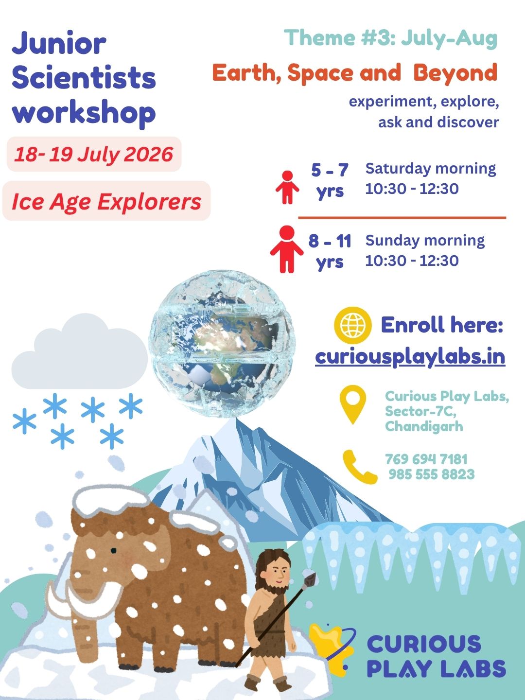 Jr. Scientist Workshop: Ice Age Explorers