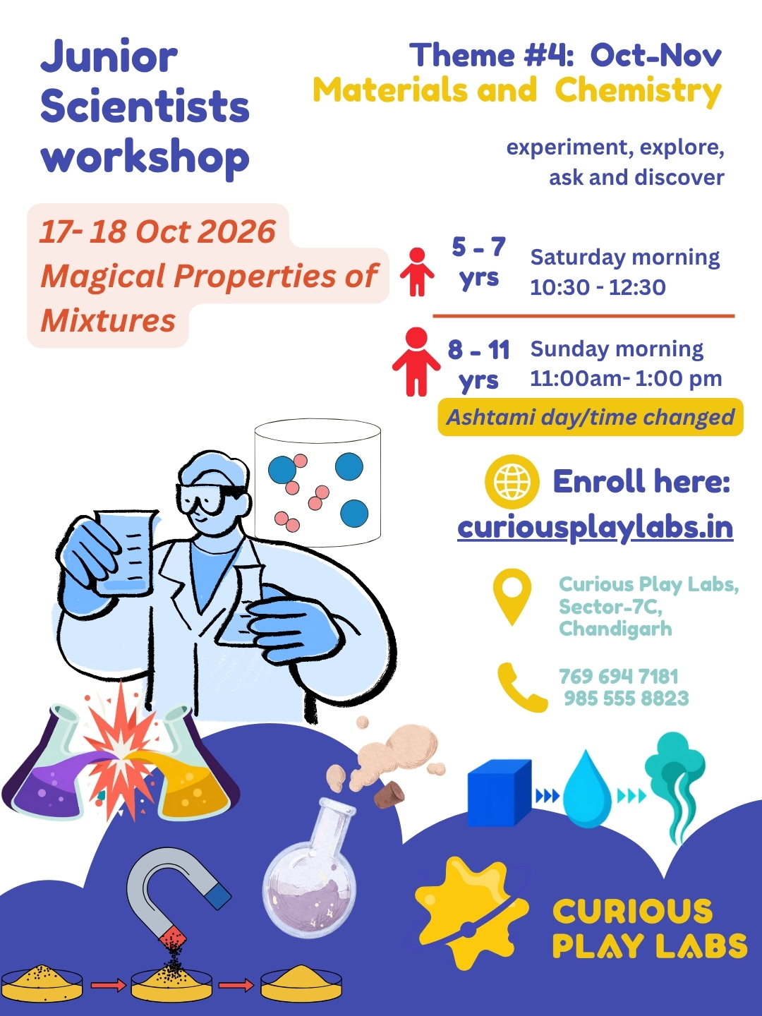 Jr. Scientists Workshop: Magical properties of Mixtures